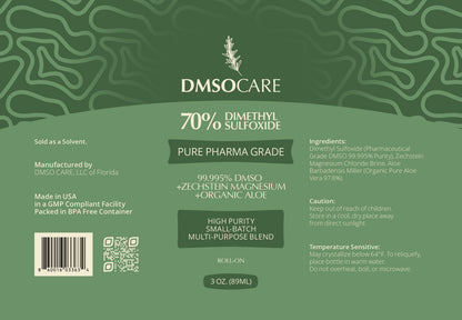 70/30 DMSO + Zechstein Magnesium + Organic Aloe